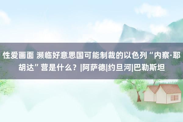 性爱画面 濒临好意思国可能制裁的以色列“内察·耶胡达”营是什么？|阿萨德|约旦河|巴勒斯坦